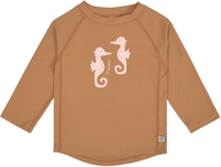 Lässig UV-Schutz 60 Langarm Badeshirt Seahorse caramel Gr.62/68