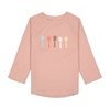 Lässig UV-Schutz 60 Shirt Palms peach Gr.86