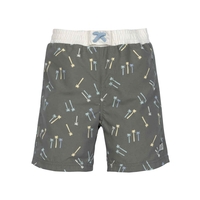 Lässig UV-Schutz 80 Badehose mit Windel Palms deep olive 74/80