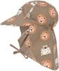 Lässig UV-Schutz 80 Sonnenhut mit Nackenschutz Wild Cats Choco 43/45