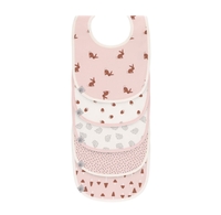 Lässig Wasserdichte Lätzchen Little Forest Rabbit 5er Pack