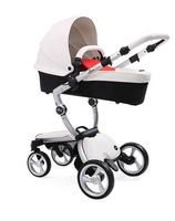 Mima Xari Snow White / ruby red / frame aluminium