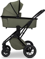 Moon Piú Kombikinderwagen - Moss / Chrome