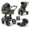 Moon Resea+ Kinderwagen Set 3 in 1 - Moss inkl. Cybex Cloud T i-Size Sepia Black