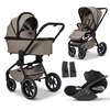 Moon Resea+ Kinderwagen Set 3 in 1 - Mud inkl. Cybex Cloud T i-Size Sepia Black