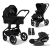 Moon Resea+ Kinderwagen Set 3 in 1 - Onyx inkl. Cybex Cloud T i-Size Sepia Black