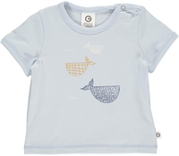 Müsli Baby T-Shirt GOTS Whale breezy