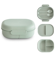 Mushie Lunchbox Sage