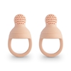 Mushie Silikon Fruchtsauger 2-Pack Blush