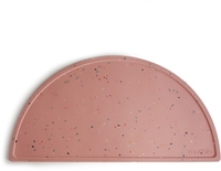Mushie Silikon Matte / Platzdeckchen Powder Pink Confetti