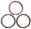 Mushie Silikonbeißring Armband Clary Sage/Tuscany/Desert Sand