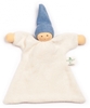 Nanchen Natur Kuscheltuch Nuckel blau