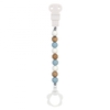 Nattou 879477 Lapidou Schnullerkette holz-blau