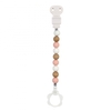 Nattou 879491 Lapidou Schnullerkette holz-rosa