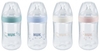 NUK Nature Sense PP Flasche 260ml mit Trinksauger Gr.2 M - farblich sortiert