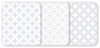 Odenwälder 10086-1/0120 Mullwindeln Ornamento silber 3er Pack 80x80cm