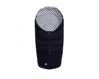 Odenwälder 11484/190 Dots schwarz Fußsäckchen
