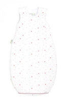 Odenwälder 1402-1/1087 Jersey Schlafsack Airpoints stars and dots rouge 70cm