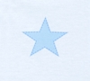 Odenwälder 2086/1287 Jersey Bettwäsche Sterne groß Softeis hellblau 100x135cm