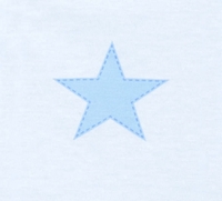 Odenwälder 2086/1287 Jersey Bettwäsche Sterne groß Softeis hellblau 100x135cm
