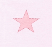 Odenwälder 2086/1288 Jersey Bettwäsche Sterne groß Softeis rose 100x135cm
