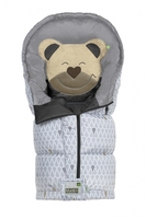 Odenwälder Fußsack Mucki L Fashion Tear Drops Koll. 18/19 cool grey Auslaufartikel