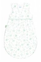 Odenwälder Jersey-Schlafsack Timmi cool" 110cm scribble stars neon mint"