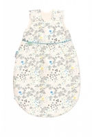 Odenwälder Klimasoft-Sommerschlafsack cold 60cm flower birds bleu