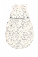Odenwälder Klimasoft-Sommerschlafsack cold 70cm flower birds grey