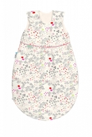 Odenwälder Klimasoft-Sommerschlafsack cold 70cm flower birds red