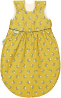 Odenwälder Klimasoft-Sommerschlafsack cold Bienchen mustard Gr. 60