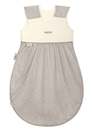 Odenwälder Klimasoft-Sommerschlafsack Little hearts 90 cm sweet chocolate