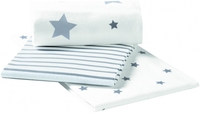 Odenwälder Moltontücher star stripes 3er Pack