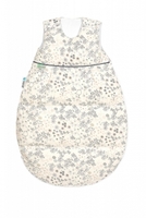 Odenwälder Thermo-Nest® Daunen-Schlafsack mit Tencel 70cm flower birds grey