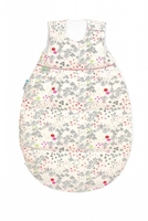 Odenwälder Thermo-Nest® Daunen-Schlafsack mit Tencel 70cm flower birds red