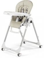 Peg Perego Prima Pappa Follow me Babydot Beige (Lederimitat)
