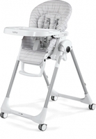 Peg Perego Prima Pappa Follow me Linear Grey (Lederimitat)