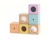 PlanToys Babyspielzeug Sinnesblöcke pastel (ScandicToys)