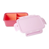 Rice Brotdose mit 3 Einlagefächern Pink