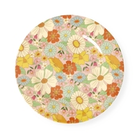 Rice Kinderteller Flower Power - Hellrosa