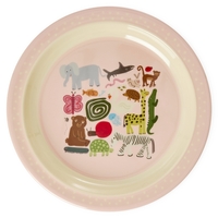 Rice Kinderteller Wildlife / Pink