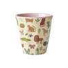 Rice Melamin Becher Sweet Jungle / Pink 160ml