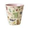 Rice Melamin Becher Sweet Jungle / Pink 250ml