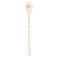 Rice Melamin Latte-Löffel Favorite Hearts / Dark Pink