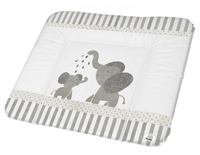 Rotho Babydesign Breite Wickelauflage 72x85 cm weiß Modern Elephants