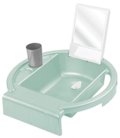 Rotho Babydesign Kiddy Wash Waschstation swedish green/weiß/stone grey (Baby Plus)