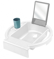 Rotho Babydesign Kiddy Wash Waschstation weiß/stone grey/lagoon (Baby Plus)
