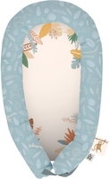 Sebra Bettnest Wildlife eucalyptus blue (sebra)