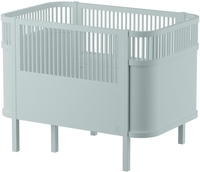 Sebra Das Sebra Bett - Baby & Jr. - Wooden Edition Birkenholz mist green