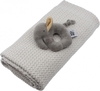 Sebra Geschenkset mit Babydecke und Rassel dune beige (sebra)